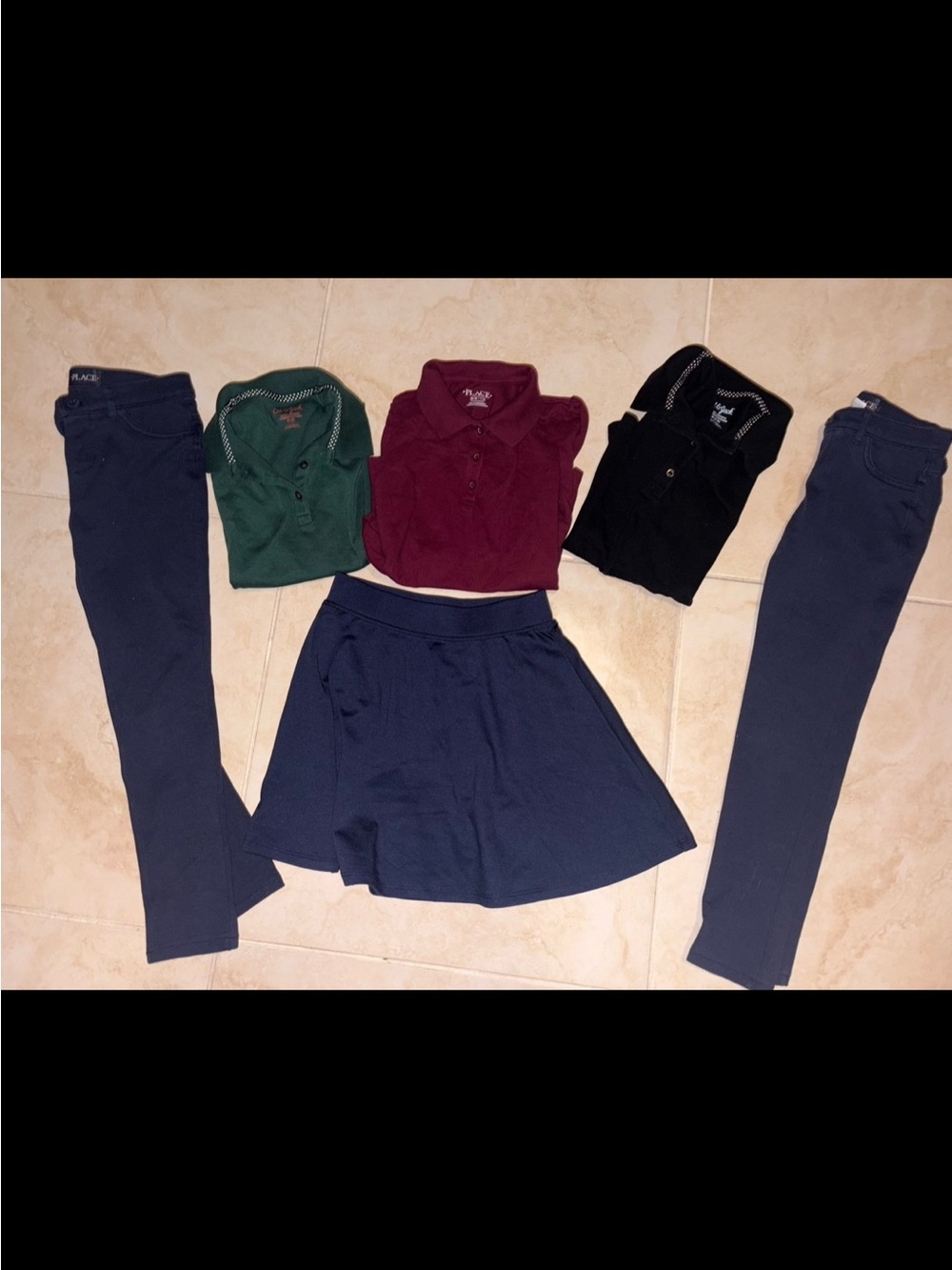 Cat & Jack Navy Skorted Leggings